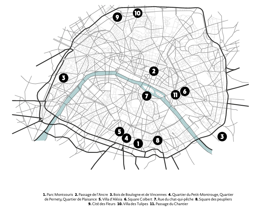 carte de Paris