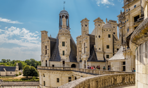 Blick auf Schloss Chambord