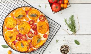 tarte à la tomate