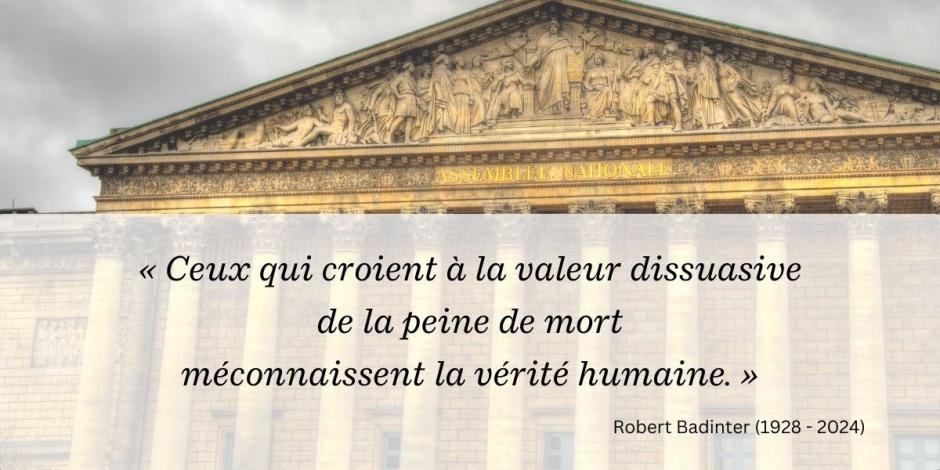 Assemblée nationale Robert Badinter