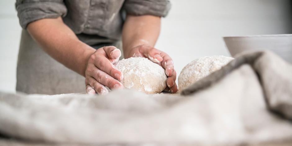 Brot kneten