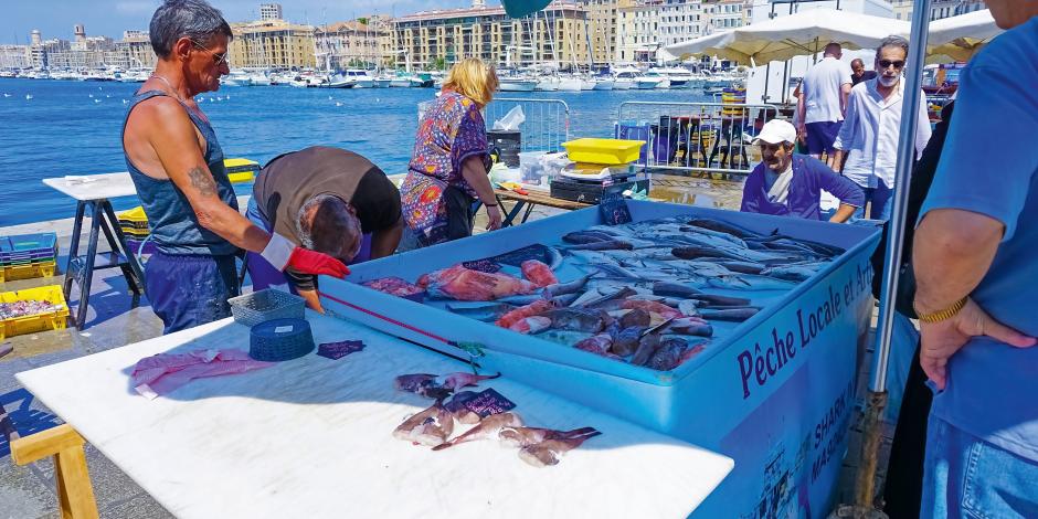 Marseille Fischverkäufer