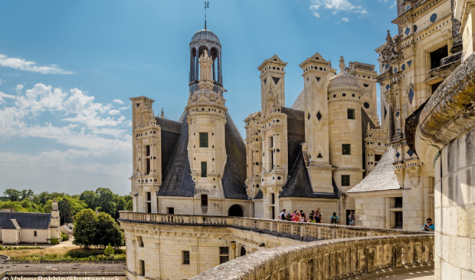 Blick auf Schloss Chambord