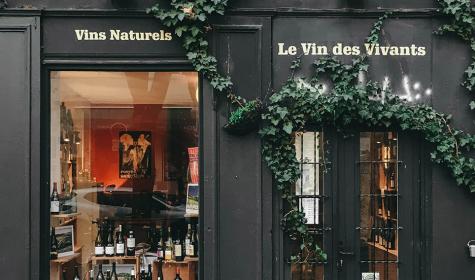Weinladen in Frankreich