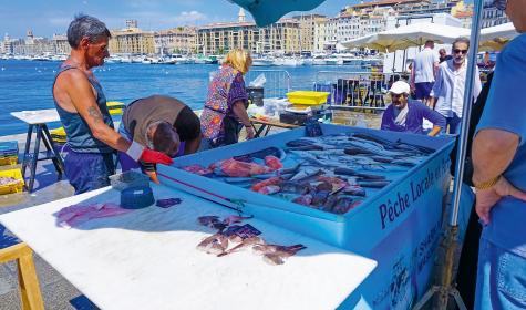 Marseille Fischverkäufer